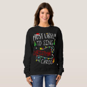 Waarschijnlijk kerstmis shirten om te zingen trui (Voorkant volledig)