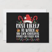 Waarschijnlijk kijken ze dezelfde kerstfilms kaart (Voorkant)