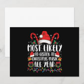 Waarschijnlijk luistert u het hele jaar door naar  kaart (Voorkant / Achterkant)