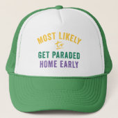 Waarschijnlijk Mardi Gras: Parade Me Home Trucker Pet (Voorkant)