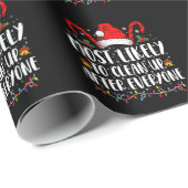 Waarschijnlijk na iedereen op te ruimen na Kerstmi Cadeaupapier (Rol Hoek)