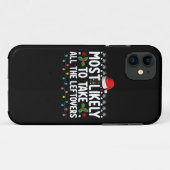 Waarschijnlijk nemen we alle restjes kerst Case-Mate iPhone case (Achterkant (horizontaal))