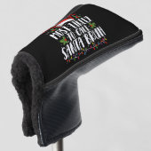 Waarschijnlijk noemen we Santa Bruh Grappige Kerst Golfheadcover (3/4 voorkant)