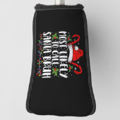 Waarschijnlijk noemen we Santa Bruh Grappige Kerst Golfheadcover (Draai 90)