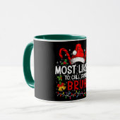 Waarschijnlijk noemen we Santa Bruh Grappige Kerst Mok (Voorkant links)