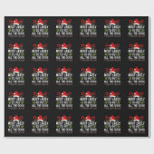 Waarschijnlijk om alle honden grappig kerst te aai cadeaupapier (Vlak)