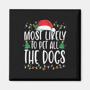 Waarschijnlijk om alle honden leuk kerst hond te a magneet