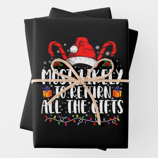 Waarschijnlijk om alle kerstcadeaus terug te geven inpakpapier vel (In situ)