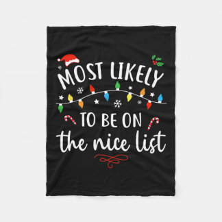 Waarschijnlijk om alle kerstfilms te kijken met Ke Fleece Deken