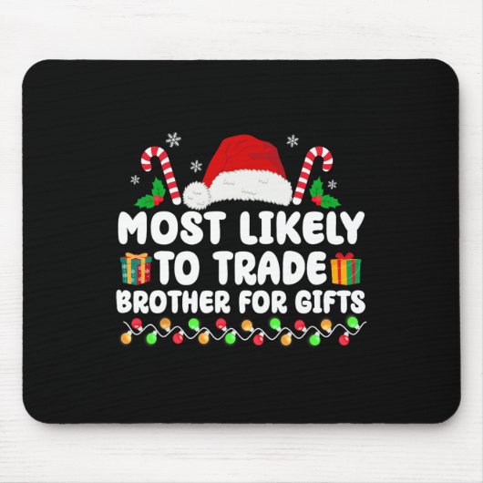 Waarschijnlijk om broeder te ruilen voor geschenke muismat (Voorkant)