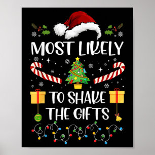 Waarschijnlijk om de geschenken bijpassende famili poster