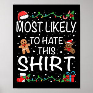 Waarschijnlijk om deze familie kerst te haten poster