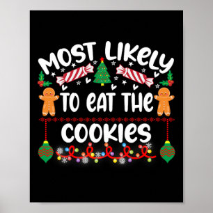 Waarschijnlijk om deze Kerstmis pyjama familie ker Poster