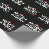 Waarschijnlijk om een discussie te beginnen Kerstm Cadeaupapier (Hoek)