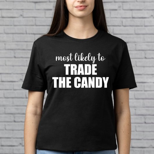 Waarschijnlijk om het Snoep Grappige Halloween te  T-shirt