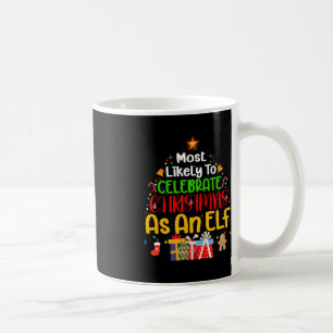 Waarschijnlijk om Kerstmis te vieren als een elf Koffiemok