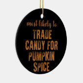 Waarschijnlijk om Snoep te verhandelen voor pompoe Keramisch Ornament (Rechts)