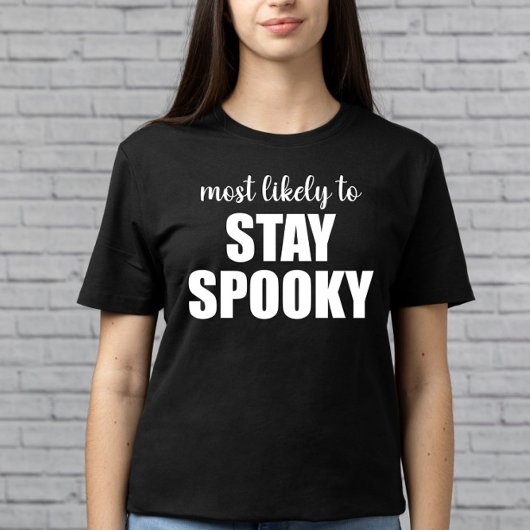 Waarschijnlijk om spooky grappige Halloween te bli T-shirt