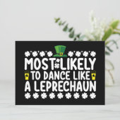 Waarschijnlijk om te dansen als een kabouter St Pa Kaart (Staand voorkant)