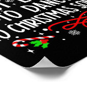 Waarschijnlijk om te dansen op kerstliedjes poster (Hoek)