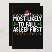 Waarschijnlijk om te Herfsten in slaap eerste kers Kaart (Voorkant / Achterkant)