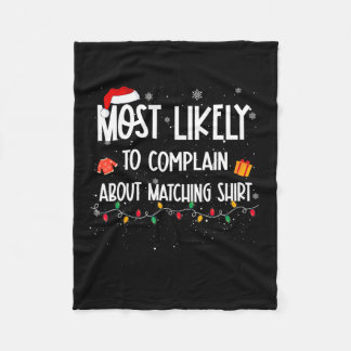 Waarschijnlijk om te klagen over bijpassend kerstp fleece deken