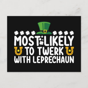 Waarschijnlijk om te werken met Leprechaun Dance F Briefkaart