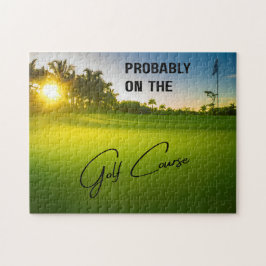 Waarschijnlijk op de Golfbaan voor golfliefhebbers Legpuzzel