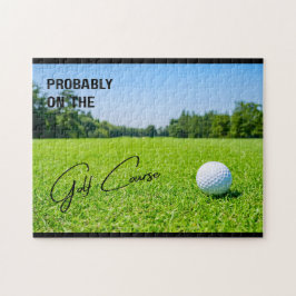 Waarschijnlijk op de Golfbaan voor golfliefhebbers Legpuzzel