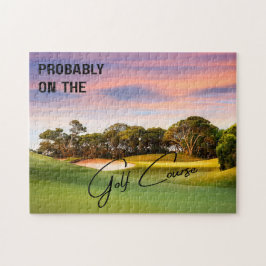 Waarschijnlijk op de Golfbaan voor golfliefhebbers Legpuzzel