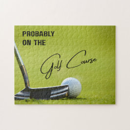 Waarschijnlijk op de Golfbaan voor golfliefhebbers Legpuzzel