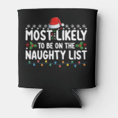 Waarschijnlijk op de ondeugende lijst met kerstdag blikjeskoeler (Voorkant)