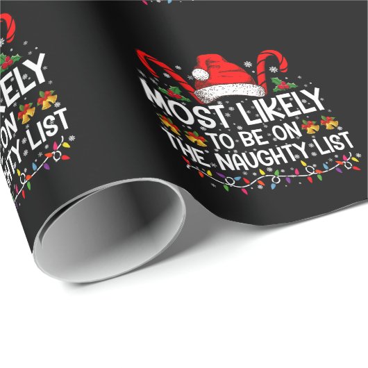 Waarschijnlijk op de stoute lijst met Kerstmis Cadeaupapier (Rol Hoek)