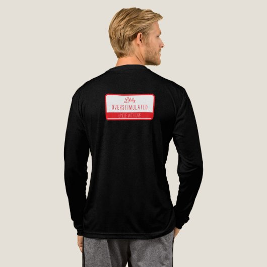 Waarschijnlijk overprikkeld T-shirt (Achterkant)