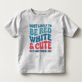 Waarschijnlijk rood wit en Schattige op maat Kinder Shirts