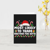 Waarschijnlijk ruil je broer voor cadeaus die over kaart (Gele Bloem)