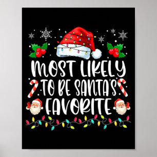 Waarschijnlijk Santa's Favoriete Grappige Familie  Poster