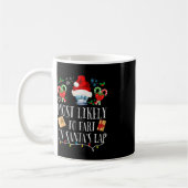 Waarschijnlijk scheet de Kerstman op schoot Fun Fa Koffiemok (Links)