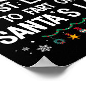 Waarschijnlijk scheet de Kerstman op schoot Fun Fa Poster (Hoek)