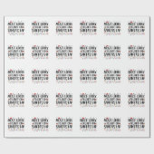 Waarschijnlijk scheet hij op Santas Lap Family Chr Cadeaupapier (Vlak)