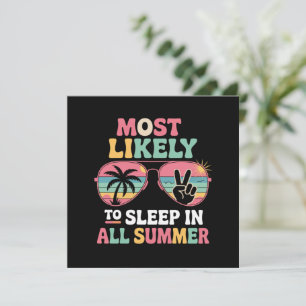 Waarschijnlijk Slaapt De Hele Zomer Het Langst Ler Kaart