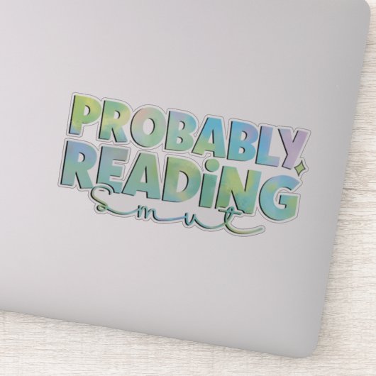 Waarschijnlijk smid lezen sticker (Detail)