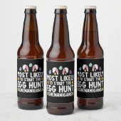 Waarschijnlijk start de eierjacht op Shenanigans Bier Etiket (Flessen)
