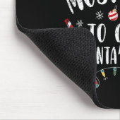 Waarschijnlijk te crashen Santa's Sleigh Christmas Muismat (Hoek)