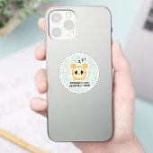 Waarschijnlijk te laat, zeker moe sticker (Telefoon)