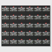 Waarschijnlijk te opgewonden om met Kerstmis te sl Cadeaupapier (Vlak)