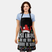 Waarschijnlijk te opgewonden om met Kerstmis te sl Schort (Gedragen)