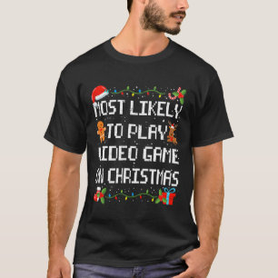 Waarschijnlijk te spelen Videospel Familie Bijpass T-shirt
