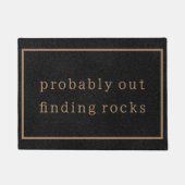 Waarschijnlijk uit het vinden van stenen grappig c deurmat (Voorkant)