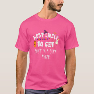 Waarschijnlijk verdwaald in een maïsdoolhof Hallow T-shirt